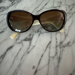Tory Burch Black Frames with Brown Lenses Sunglasses